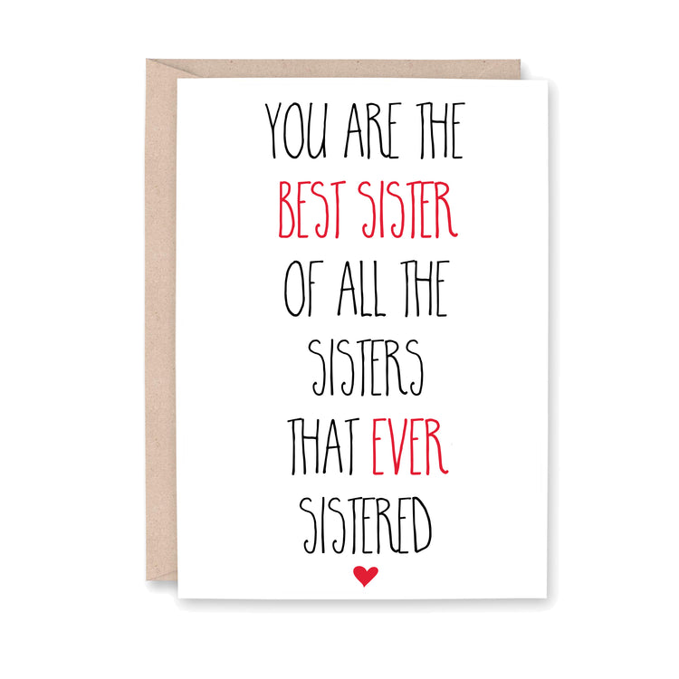Best Sister of All the Sisters