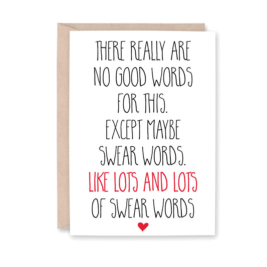 There are no good words for this. Except maybe swear words. Like lots and lots of swear words.