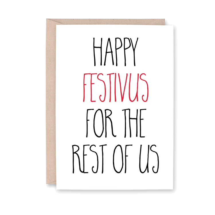 Happy Festivus for the Rest of Us