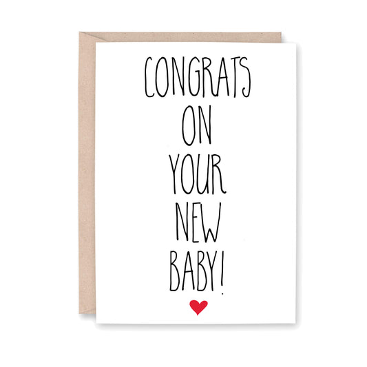 Congrats on your new baby!