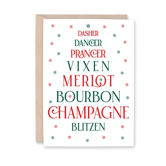 Dasher Dancer Merlot Blitzen