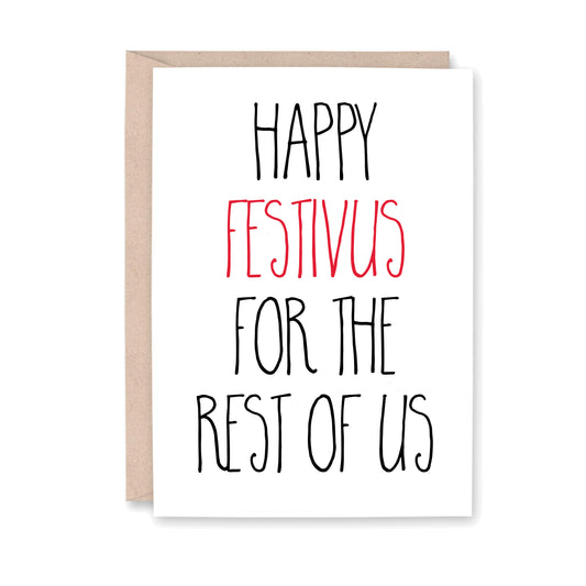 Happy Festivus for the Rest of Us